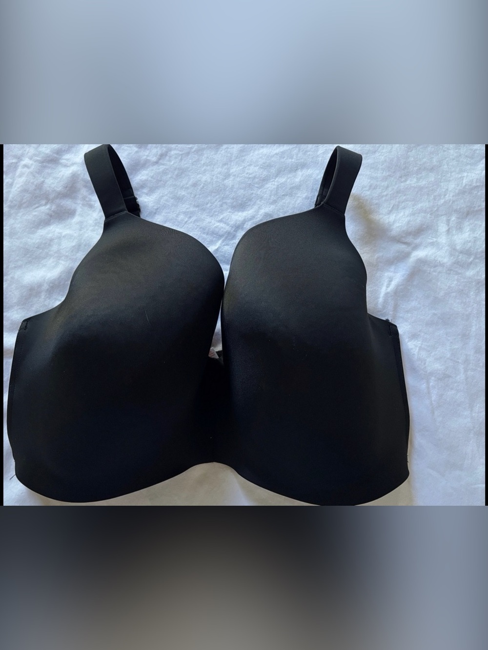 Cacique 44G Black Full Coverage Bra Smooth Molded Underwire Plus Size